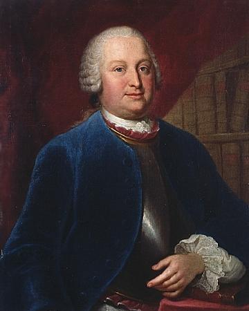 Louis de Silvestre Portrait of Heinrich von Brehl oil painting image